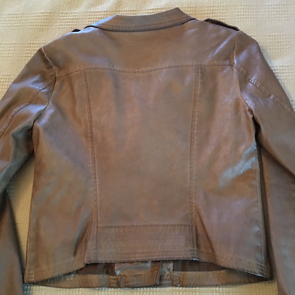 Host Pick! BB DAKOTA FAUX LEATHER JACKET– Size Small Ladies - Picture 6 of 7
